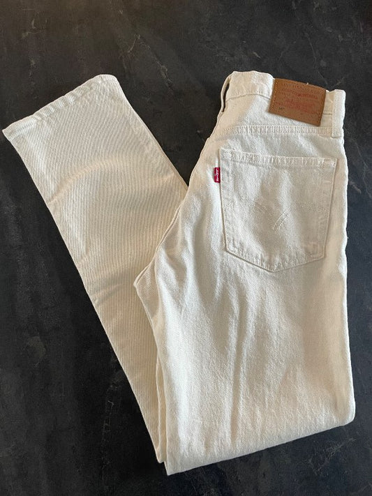 Levis 501 krem hvítt