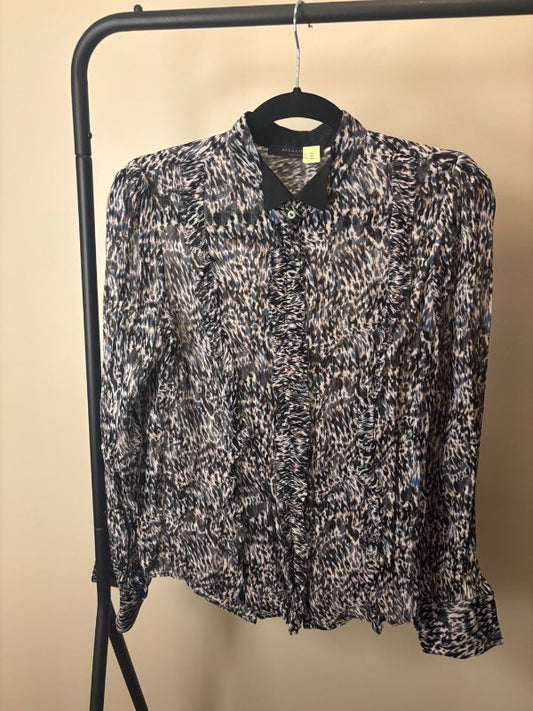 All Saints munstruð skyrta