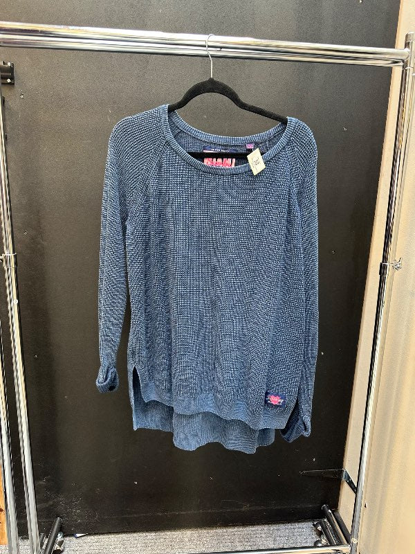 Superdry þunn blá peysa