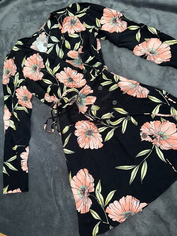 River island kjóll blóma nýr