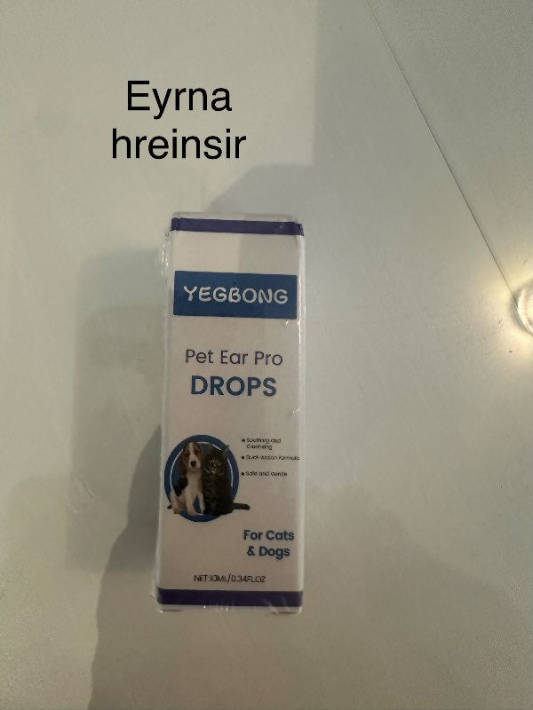 Pet ear drops  10ml nýtt