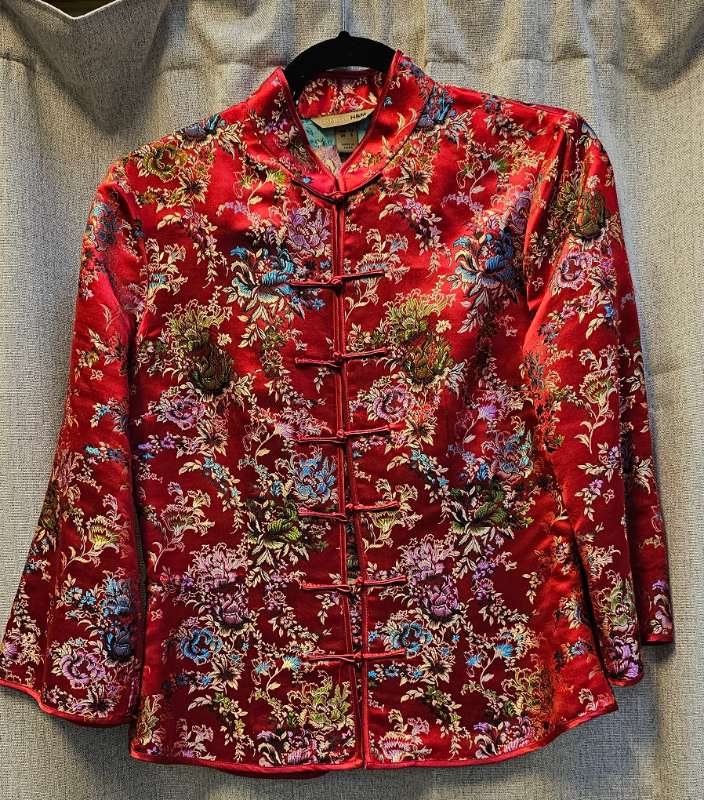 *H&M Kínajakki rauður ónotaður
