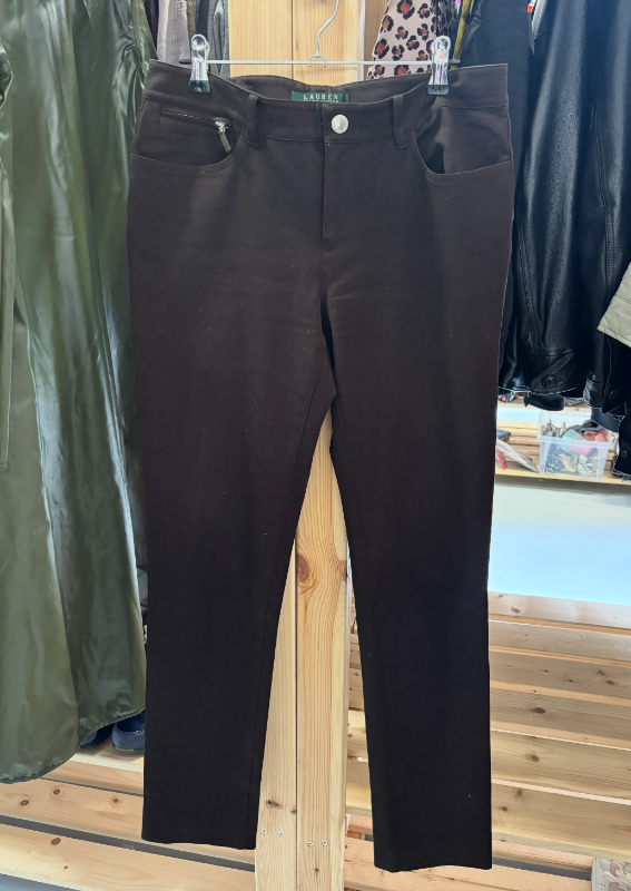 RALPH LAUREN Brúnar Gallabuxur