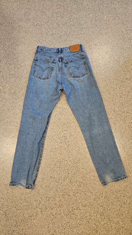 Levis buxur 501 bláar