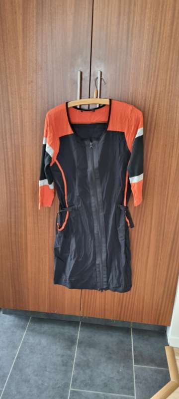 kjól appelsínugulur