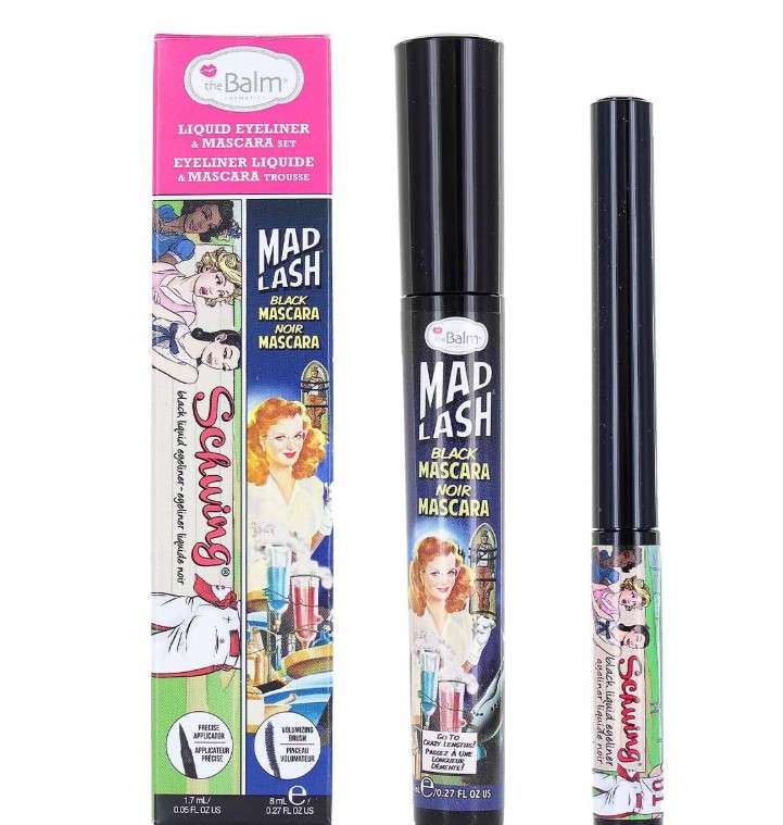 THE BALM Duo set mascara/eyeliner black NÝTT