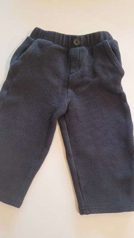 Zara dökkbláar joggingbuxur