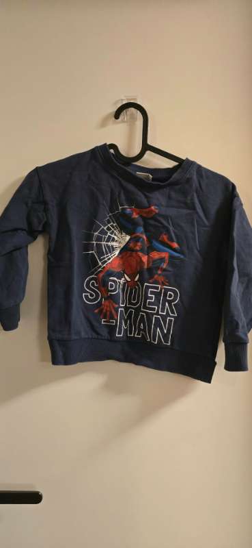 Lindex spider man peysa