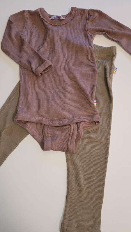 Joha samfella og leggings (merino og silki)
