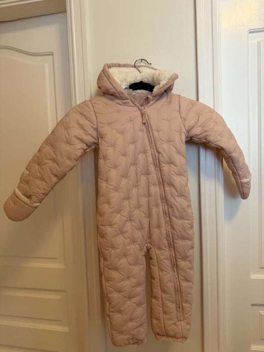 Pink snowsuit from The Little White Company, new.