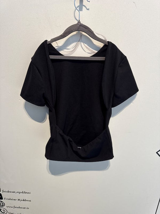 Backless fashion nova bolur svartur