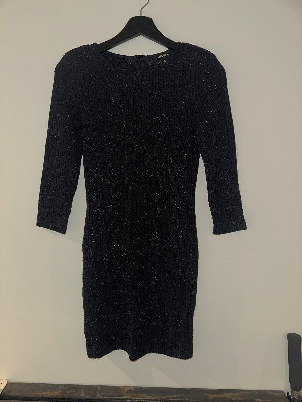 Monki glimmer kjóll svartur XS