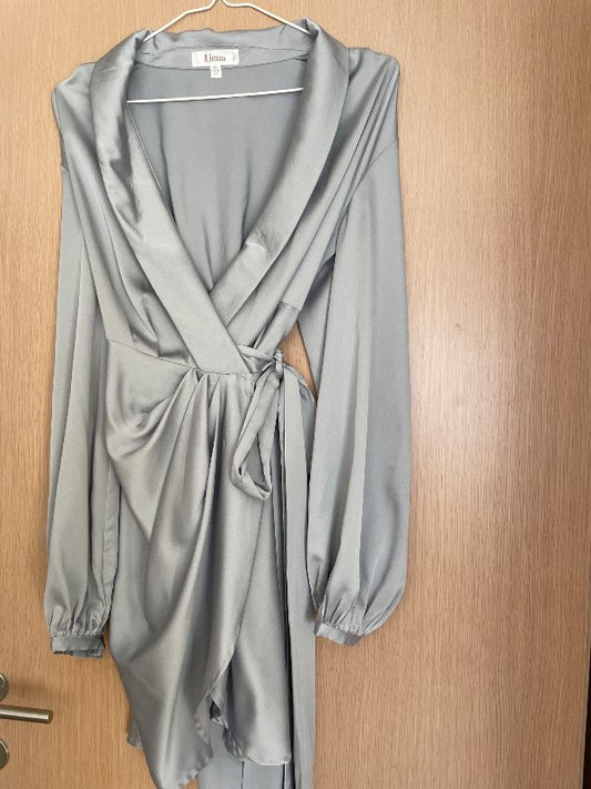 Kjóll Liena ljósgrár