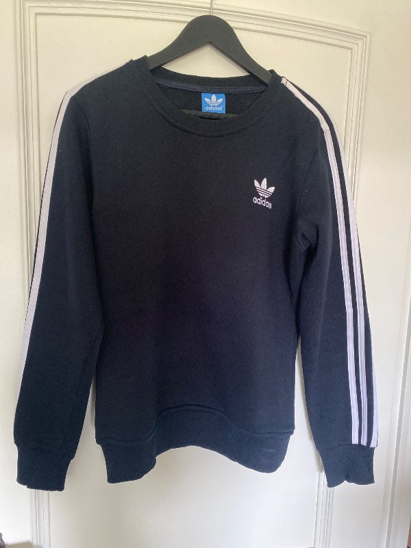 ADIDAS íþróttapeysu m.röndum