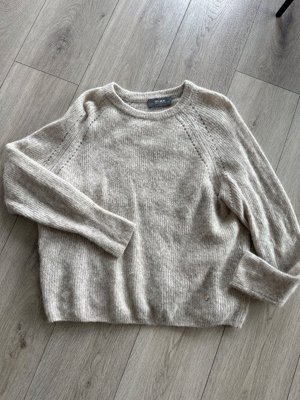 Moss peysa ljós L ullarblanda