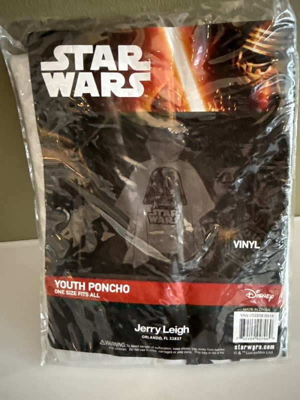 Star wars poncho nýtt