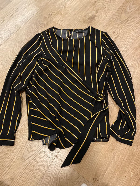 f&f blússa röndótt