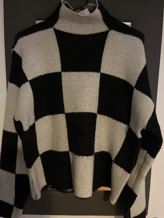 VeraModa köflótt peysa