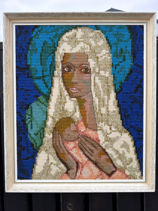 Embroidered picture
