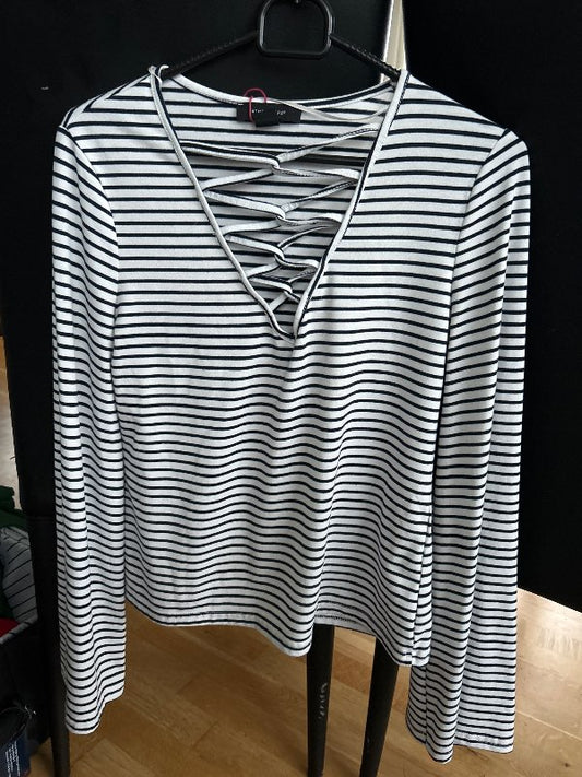 Hv/blár rönd langvarandi