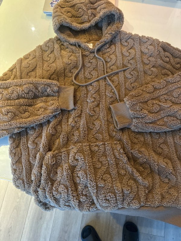 Brún kosý peysa xl/xxl