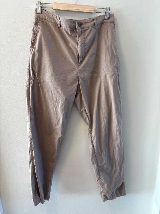 Uniqlo brúnar buxur - 50% hör