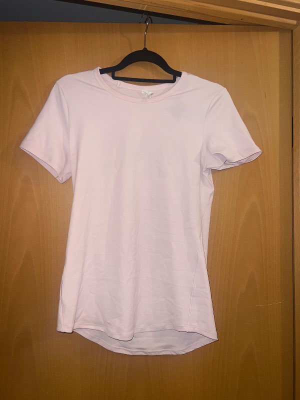 Metta stuttermabolur - ljósbleikur