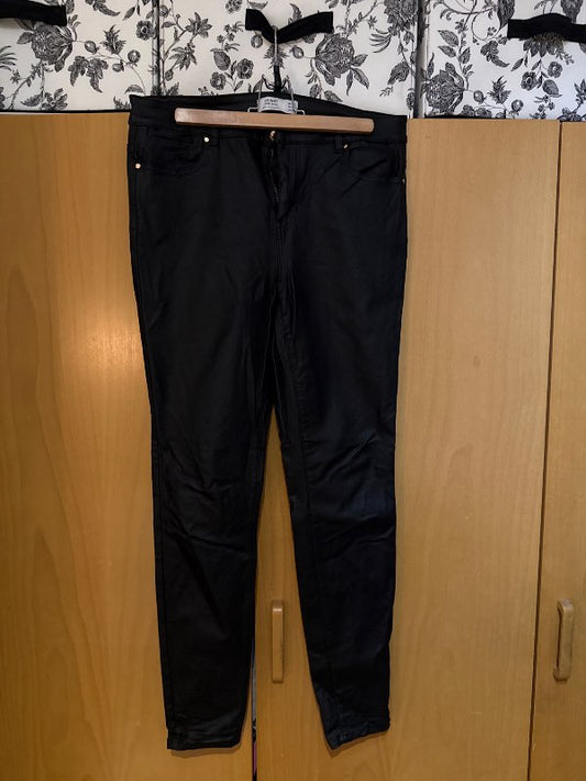 Next skinny high rise buxur pleður