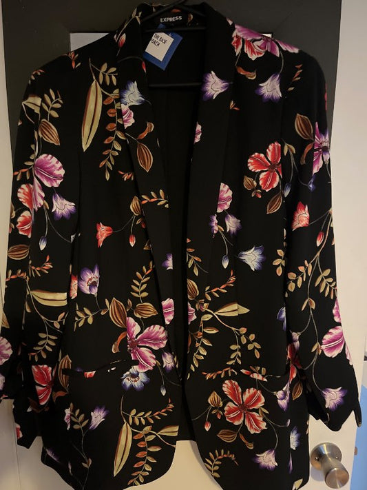 Express rósóttur jakki