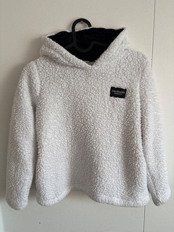 Calvin Klein flíspeysa hvít