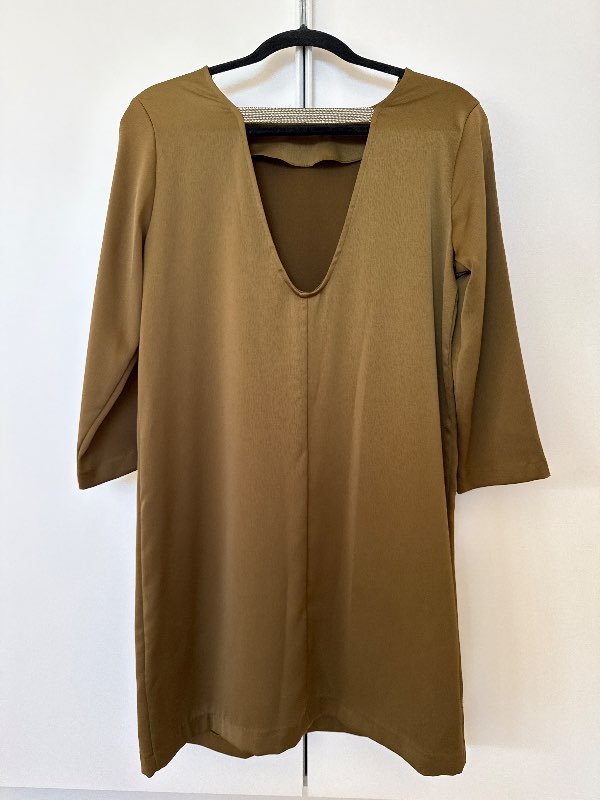 Kjóll H&M gold