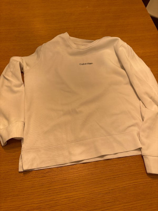 Calvin Klein hvít peysa