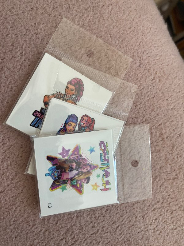 K-pop tattoo 5 stk