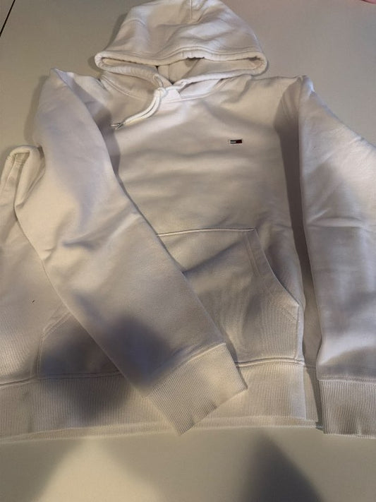 Tommy Hilfiger hettupeysa - hvít