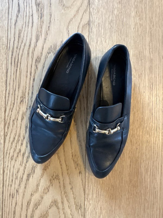 Svartir Vagabond loafers