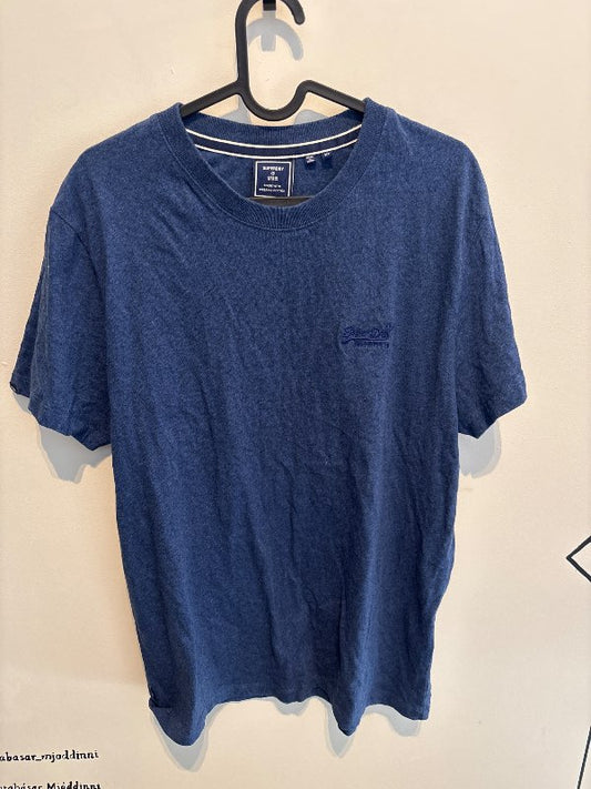 dökkblár superdry bolur
