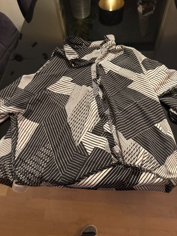 Black stripped blouse