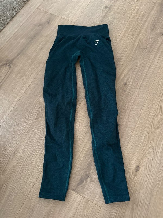 Gymshark ræktarbuxur grænar