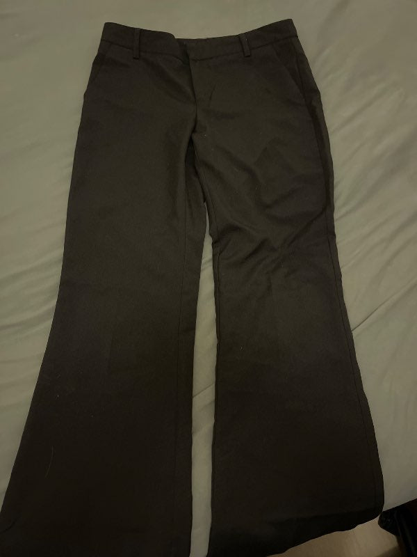Brúnar dragtbuxur