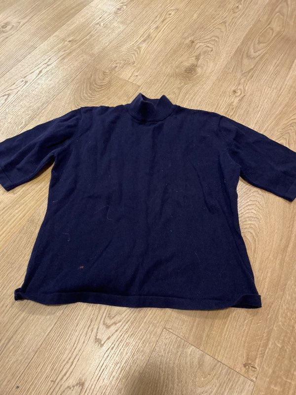 SABELA blá rúllukragi vintage