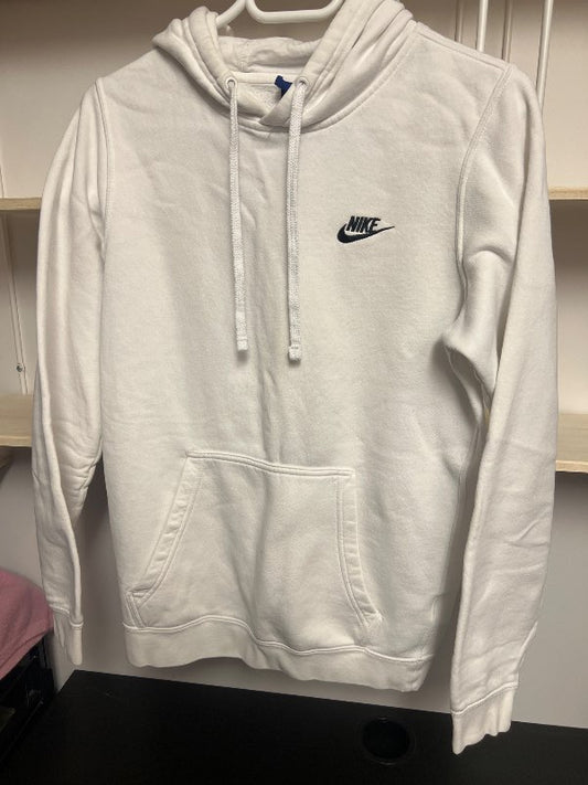 Nike hvít hettupeysa
