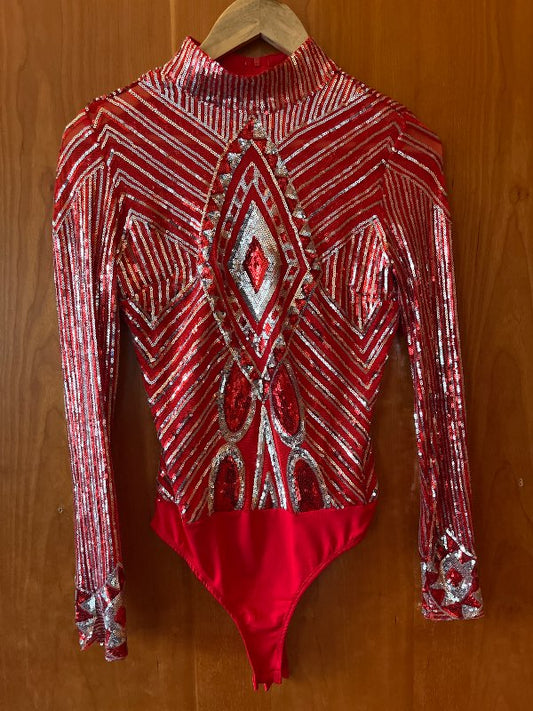 Bolur glimmer rauður st.SP