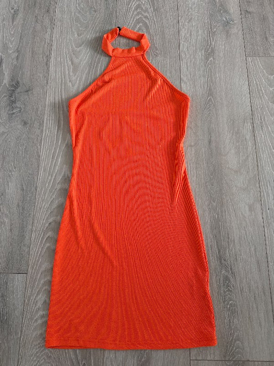Kjóll ermalaus orange
