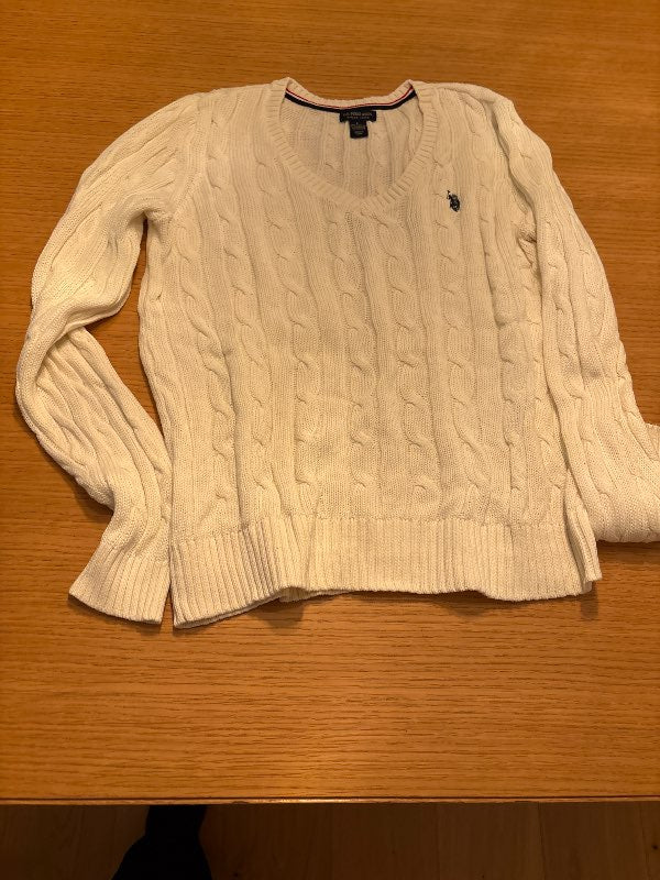 US Polo ljós peysa