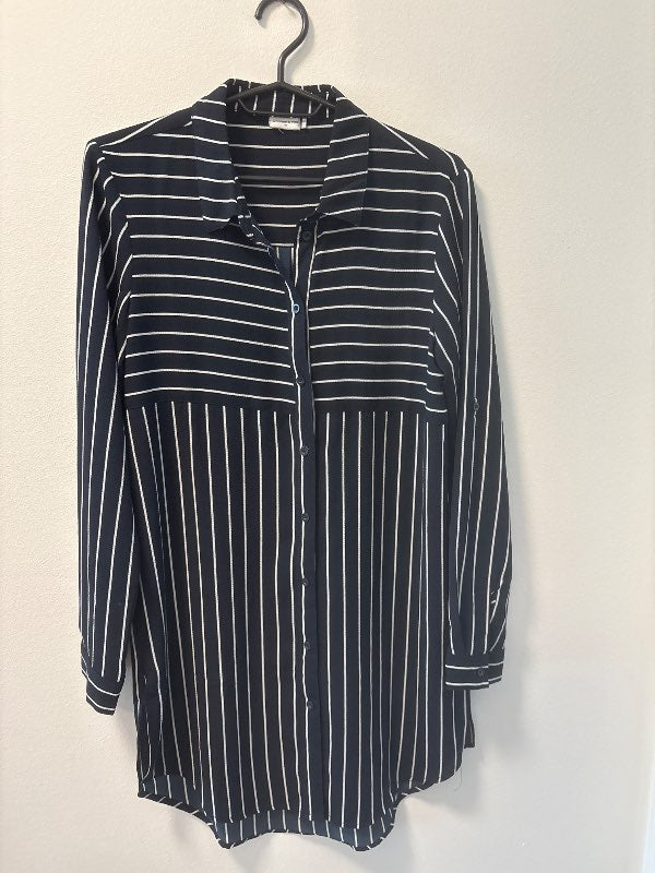 Jacqueline de Young striped shirt - dark blue/white