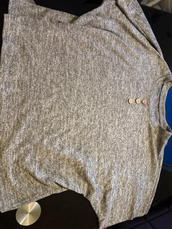 Long sleeve grey blouse