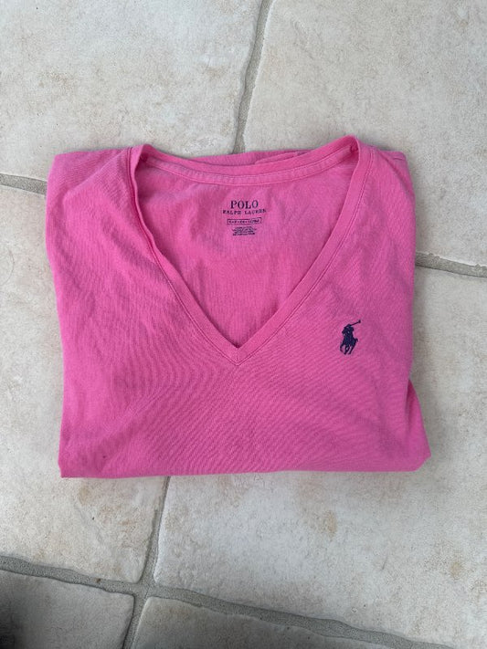 Polo bleikur stuttermabolur