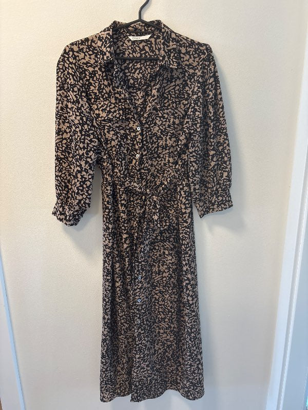 Only black/brown patterned dress