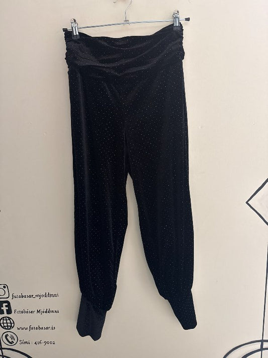 Zara buxur flauel/glimmer