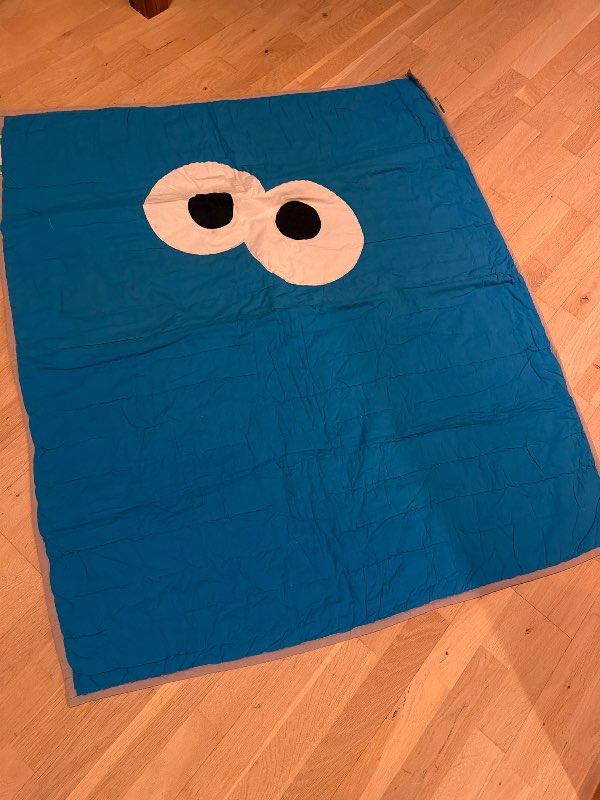 Teppi Cookie Monster
